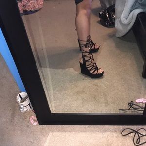 Black heels